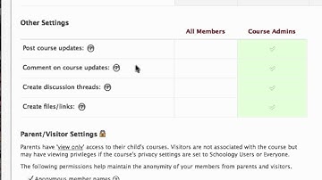 Schoology - Moderating Student Posts