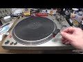 Servicing  setting up a technics sl1300 turntable