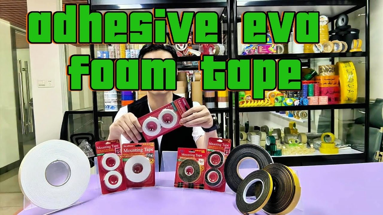 5m double face mounting tape,appliances anti vibration eva foam tape factory,China eva foam tape