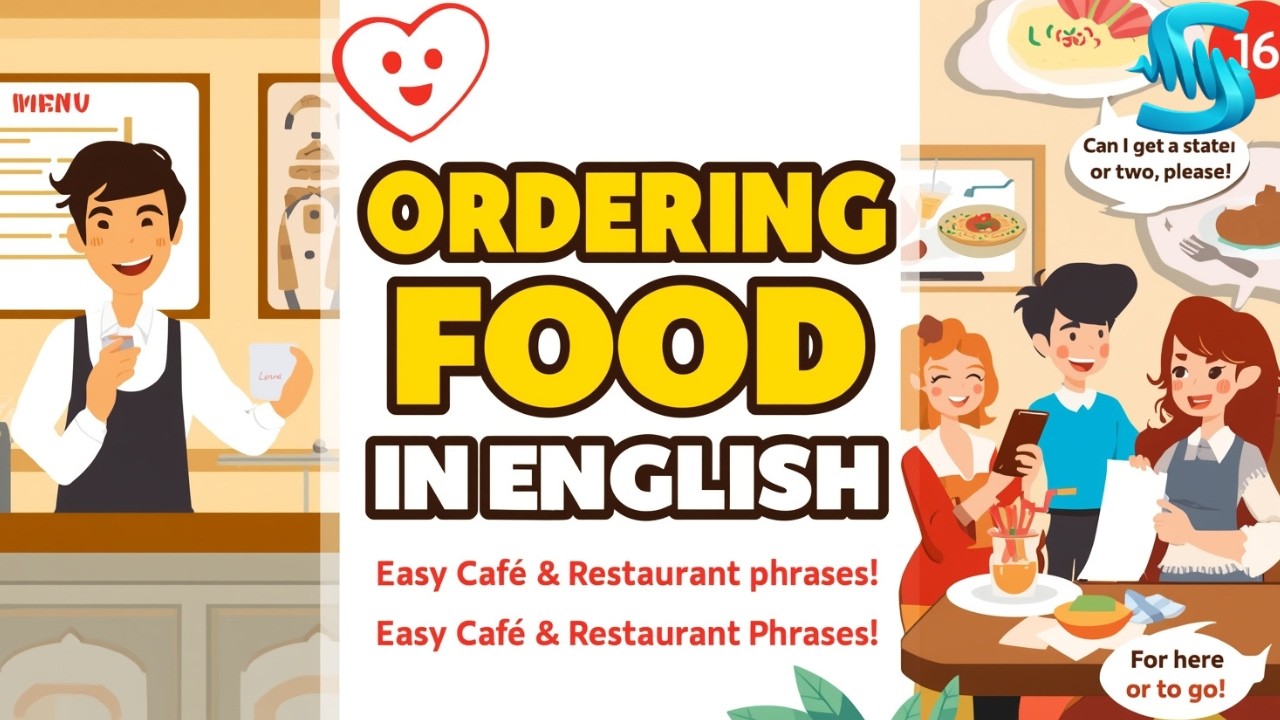 English Podcast for Easy English Conversation | How Do You Order Food in English?