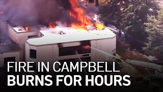 Fire Breaks Out At Vacant Building In Campbell