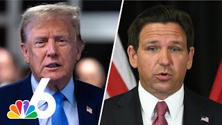 Trump meets privately with former GOP rival Ron DeSantis in South Florida by NBC 6 South Florida 26,422 views 9 days ago 32 seconds