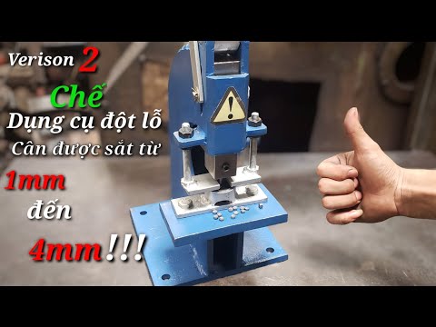 Video Nâng Cấp Phiên Bản 2 Của Dụng Cụ Đột Lỗ Có Cân Được... - youtube