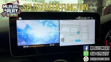 Mercedes Benz Android Monitor with SPLIT SCREEN FUNCTION