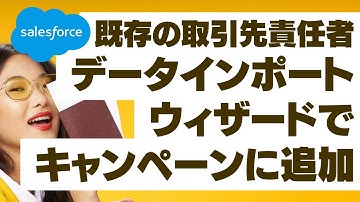 Salesforce 既存の取引先責任者をデータインポートウィザードでキャンペーンに追加しよう