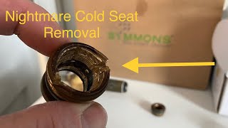 Symmons Temptrol Cold Seat Stripped Removal Tip!!!