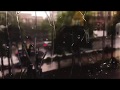 Rain in the City - Thunderstorm and Traffic Sounds ASMR (Sleep, Study, Relaxation)