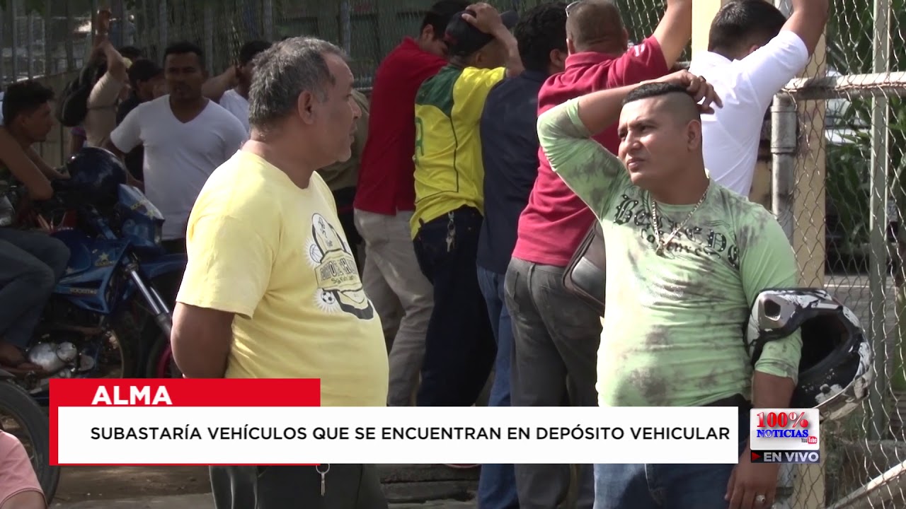 tv kanalları Alcaldía de Managua subastara más de 3,200 vehículos que se encuentran en depósito vehicular