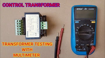 Control transformer with multimeter testing in tamil