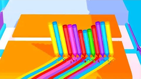 Pencil Rush 3D  MAX LEVEL 🌈🥳 Gameplay All Levels Walkthrough iOS, Android New Game