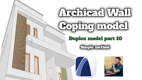 Archicad wall coping Model
