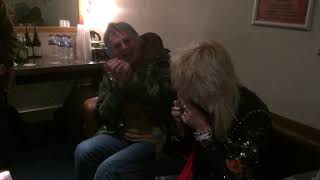 Charlie Harper & Michael Monroe - Vive Le Rock Awards 2018 [backstage harmonica jam]