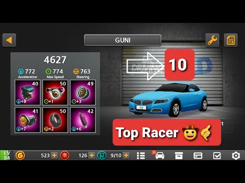 Dr.driving 2 | New Top Racer Record🚀🚀GUNI 4627 | High Speed is(212)🤩🤙New Red Turbine(50 plus1)Speed🚀🚀