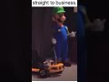 Luigi went straight to business