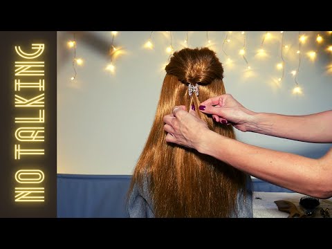 Tingly hair styles for relaxation - No Talking ASMR