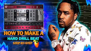 HOW TO MAKE A HARD DRILL BEAT WITH STOCK PLUGINS (FL Studio) 🔥