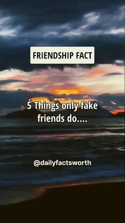 5 Things Only Fake Friends Do #shorts #psychologyfacts #subscribe