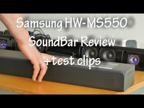 Samsung Sound+ HW-MS550 Soundbar review and test