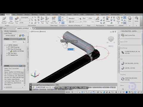 4. CREATE  A SAMPLE PIPE 8 INCH AND PLANE CONTROL, ENG+SUB