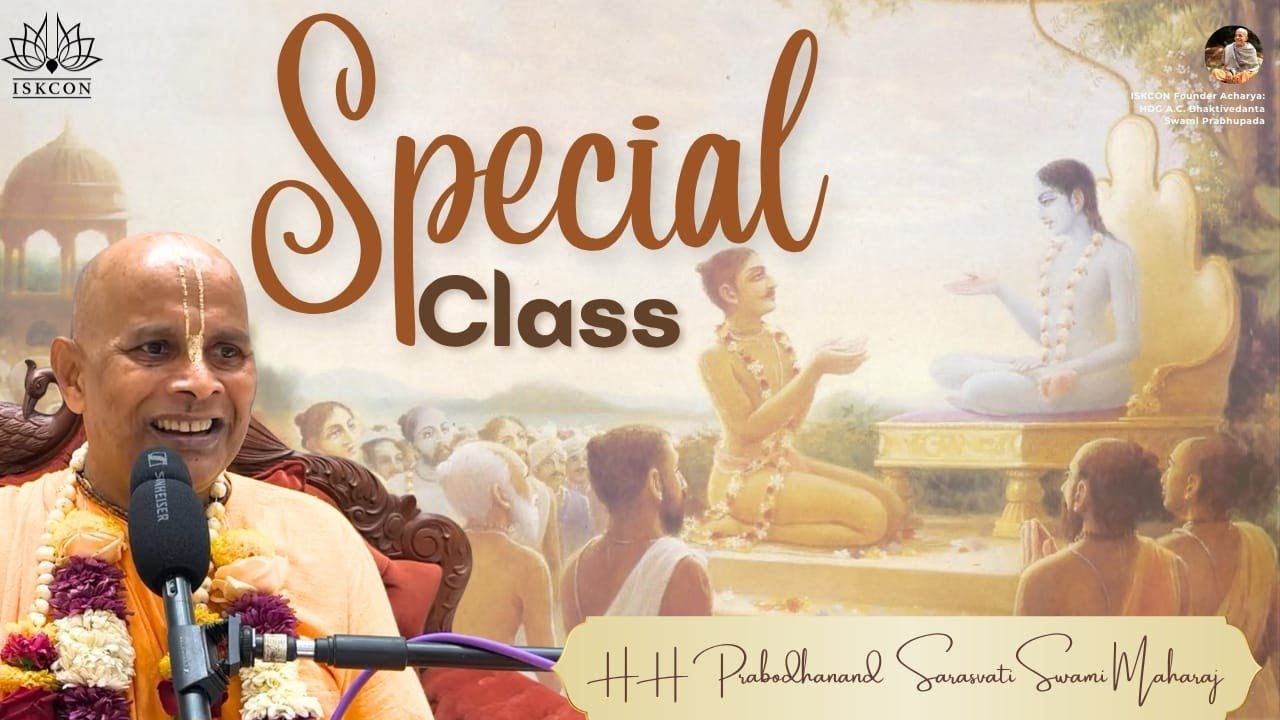 श्रील भक्तिसिद्धांत सरस्वती ठाकुर आविर्भाव दिवस| ISKCON Vrindavan | HH Prabodhanand Saraswati Swami