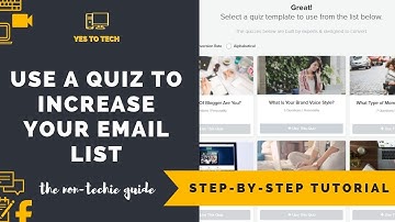 INTERACT QUIZ MAKER REVIEW: How To Increase Your Email List Fast With A Quiz | Online Quiz Maker