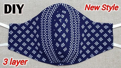 DIY New Style 3 Layer Face Mask | Face Mask Sewing Tutorial | Breathable Face Mask I DIY Mask