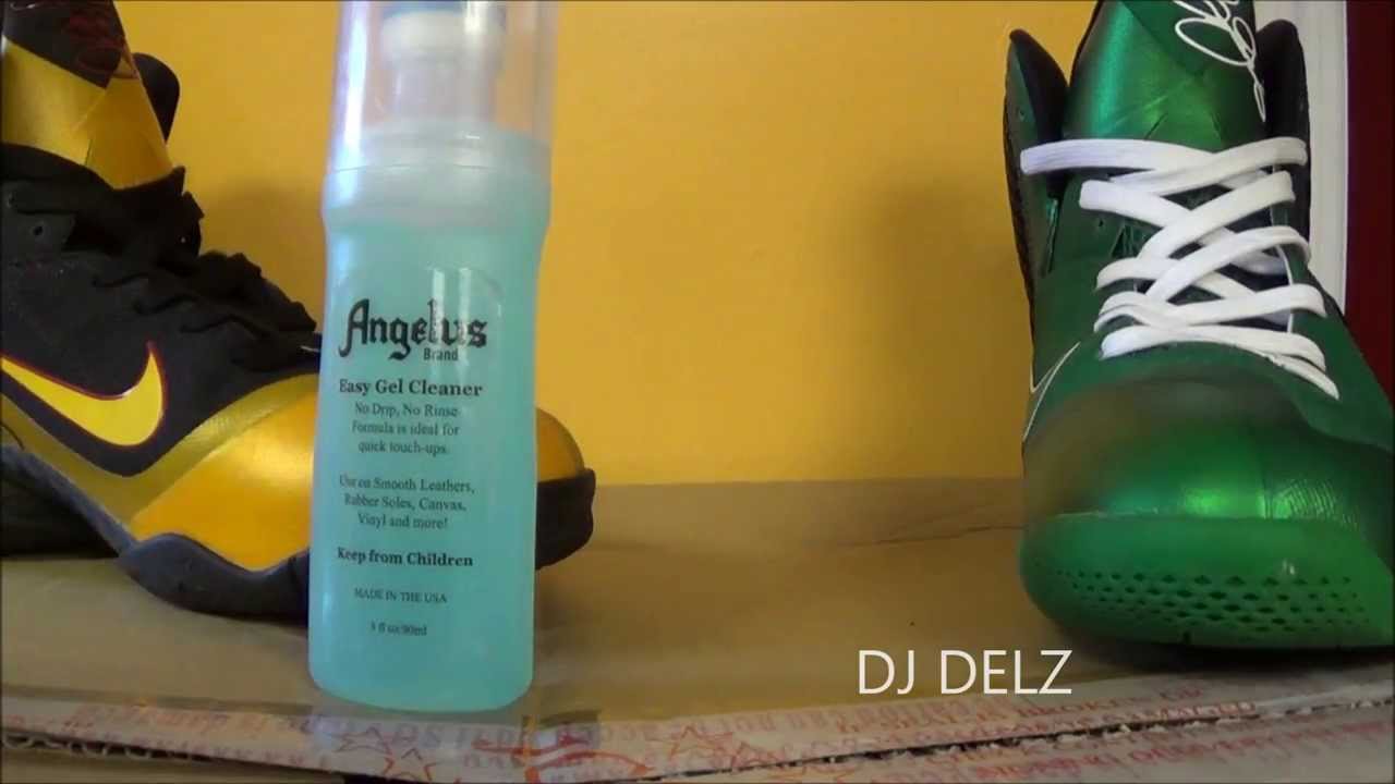 Angelus Brand Easy Gel Sneaker Shoe Cleaner Review With Dj Delz