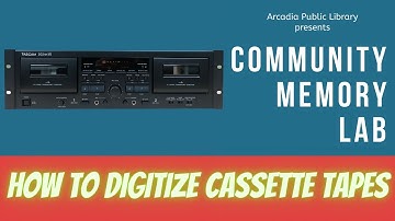 Community Memory Lab: Audio Digitization with TASCAM