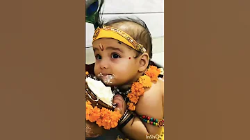 Shri Krishna Govind Hare Murari Hey Nath Narayan Hey Nath Narayan Vasudeva Whatsapp Video short