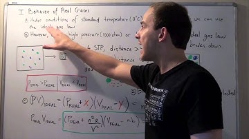 Real Gases and van der Waals Equation