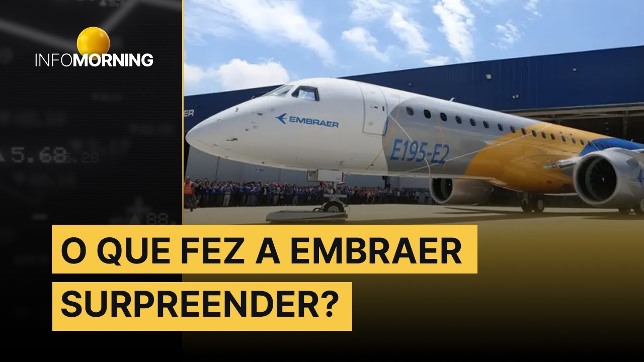 EMBRAER tem a melhor carteira de pedidos em 7 anos