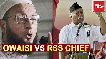 War Of Ideologies : Owaisi Hits Out At RSS Chief After He Blames West For Lynching