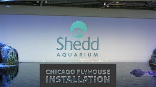 Shedd Aquarium Motorized Curtain (Flyhouse Installation)
