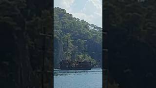 Music piracy - quite literally #shorts #sailing #turkey #mediterranean  #bonjovi #funny  #nature