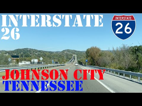 I-26 West - Johnson City to Kingsport - Tennessee - 4K Highway Drive