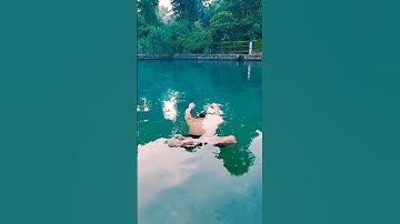 #floating on your back in water