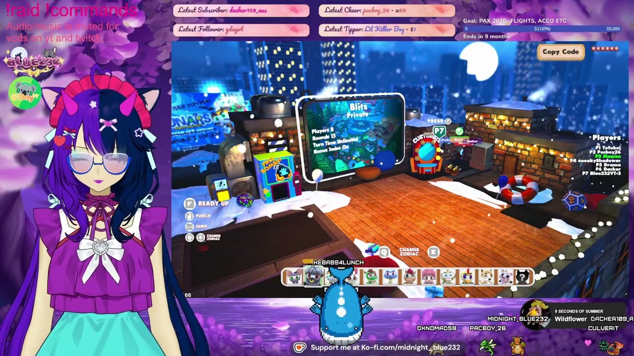 vod(18+) AUS/NZ  @gdayvt BIG COLLAB STREAM! WITH FRIENDS!! MOST COMMANDS ARE OFF!| LUNARS CHAOS!