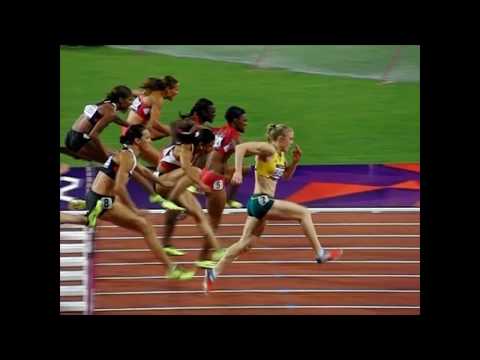 Sally Pearson hurdling slow-motion