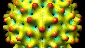 Human Hepatitis B - PDB: 1qgt © 2010 JYS - Rotate to 5-fold and 3-fold icosahedral axes
