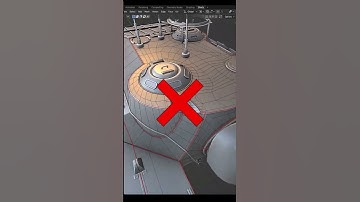 Fixing Tank Topology (@ThomasColin3D ) #blender #shorts #topology