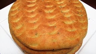 AFGHANI KOMACH RECIPE,SOFT FLUFFY ROGHANI NAAN BREAD RECIPE, TANDOORI NAAN WITHOUT TANDOOR کوماچ