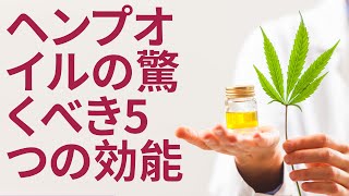 ヘンプオイルの驚くべき5つの効能 | 利点 Benefits - Japanese