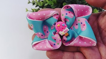 Beautiful Twisted Loop Hair Bow | DIY Hair Bow | Tutorial 6