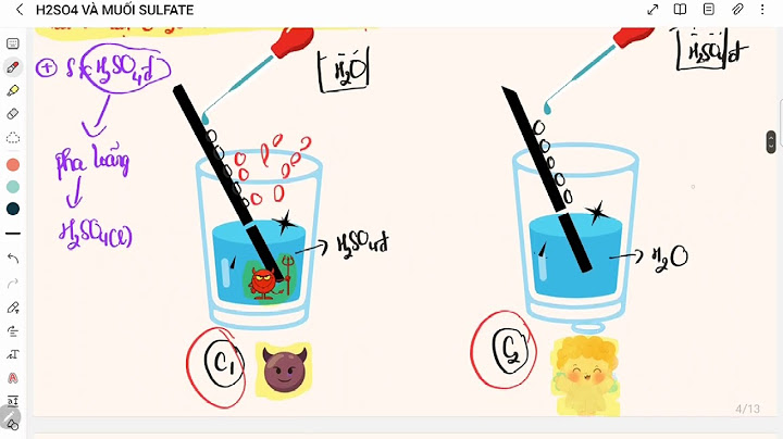 H2so4 có thể làm khô những khí nào năm 2024