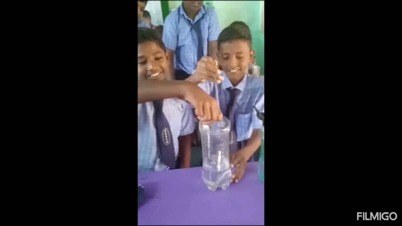 Measuring the Volume of Irregular solids by using Measuring cylinder with VII B1,B4 on June 13 2025 