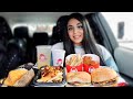 WENDYS MUKBANG! NEW Big Bacon Cheeseburger, Baconator Fries, Pineapple Mango Lemonade, Double Stack