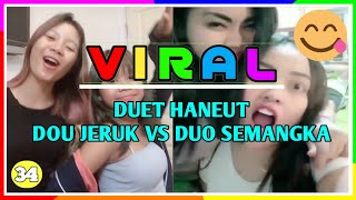 video viral - duet hanet duo jeruk vs duo semangka 😁