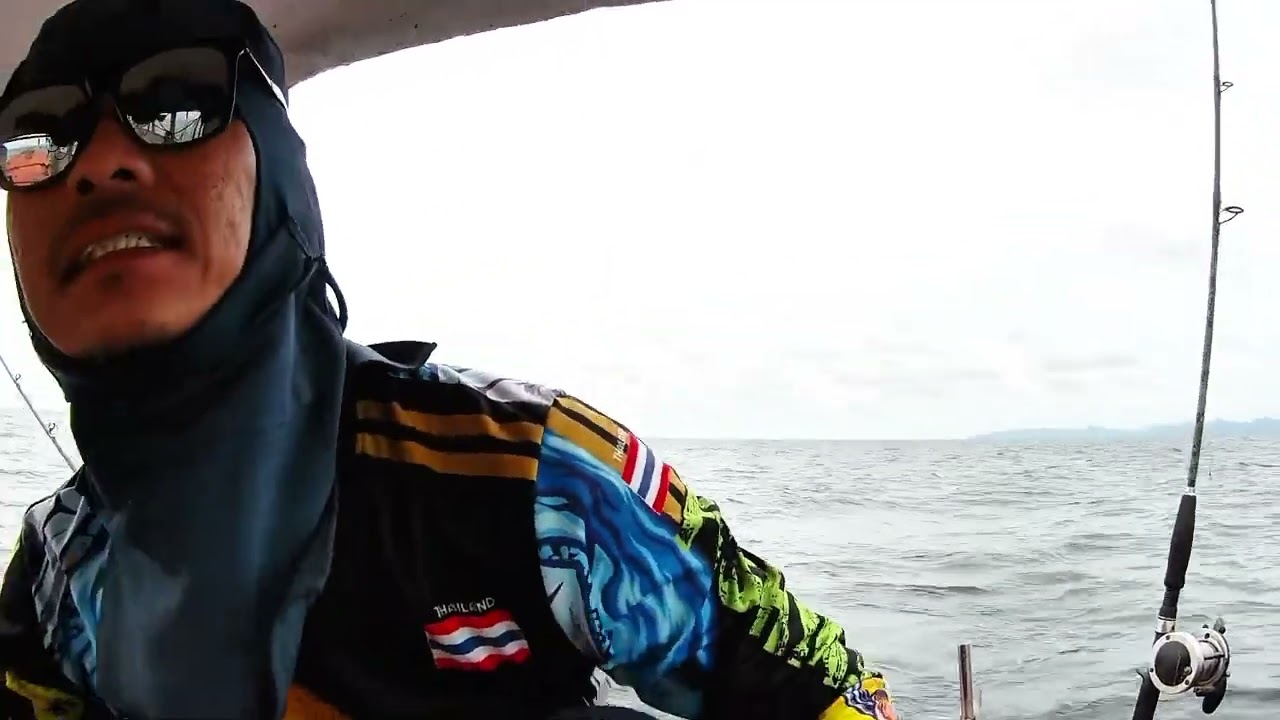 ออกเรือตกปลาอินทรีย์น้ำลึก18เมตร พอได้มันมือ🐟🐟ที่ทะเลตราด