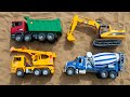 Heavy trucks lets take a look at the real bruder car and heavy construction play