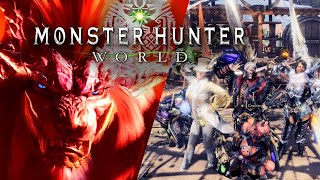 Teostra vs The Fashionable Hunters [Monster Hunter World]